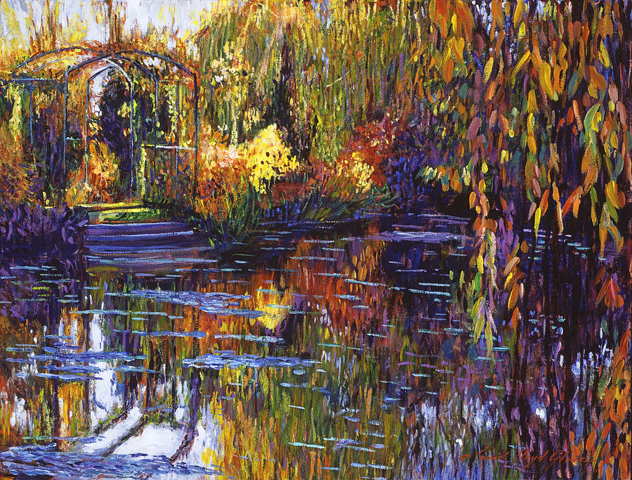 Tree Painting - Tapestry Reflections by David Lloyd Glover