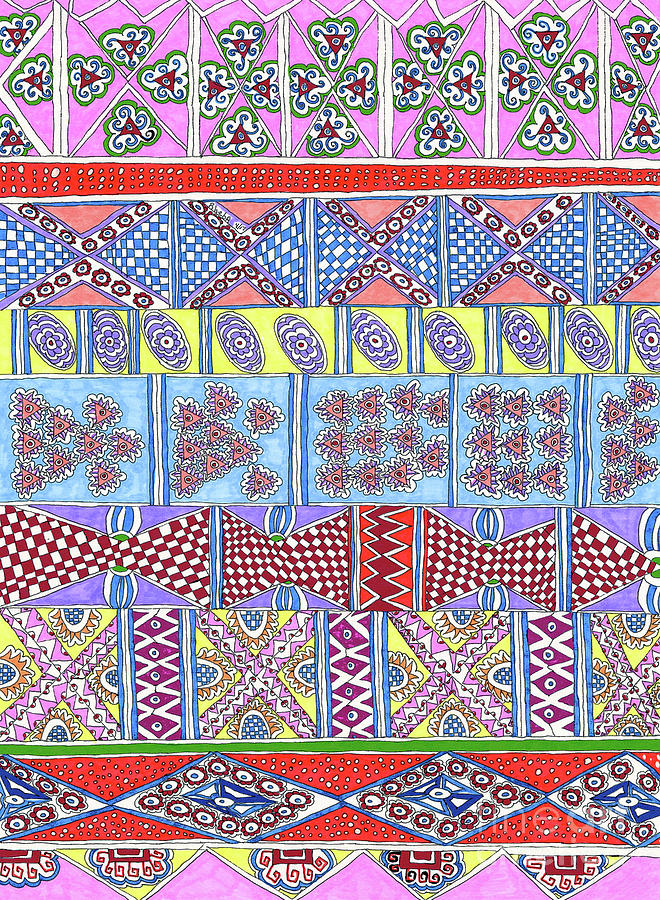 Flower Painting - Tapestry by Rheba McMichael