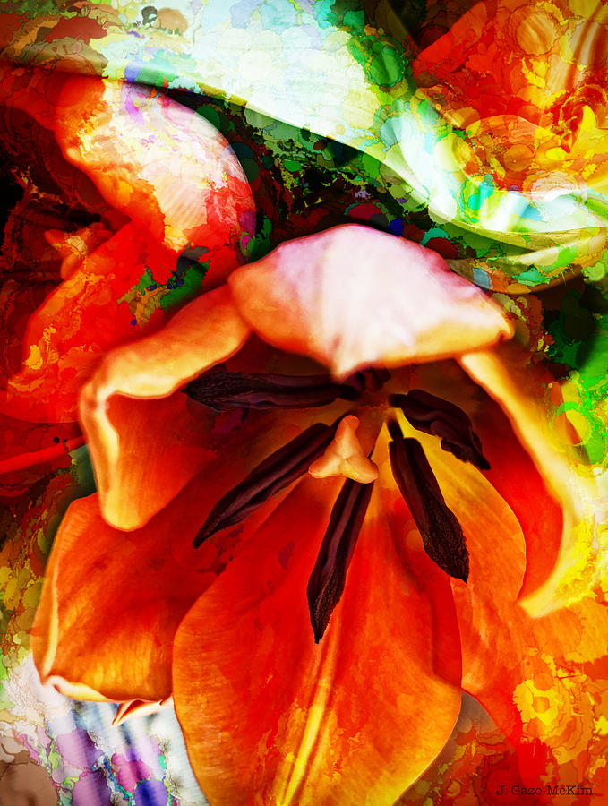 Tapestry Tulips Photograph by Jo-Anne Gazo-McKim