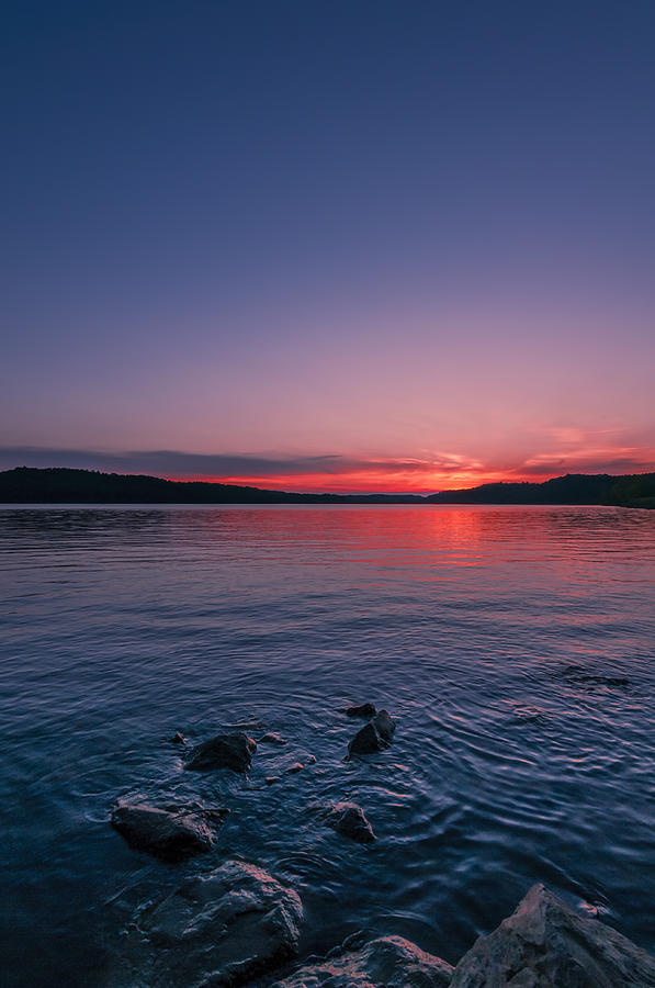 Tappan Lake Sunset Photograph by SharaLee Art | Fine Art America