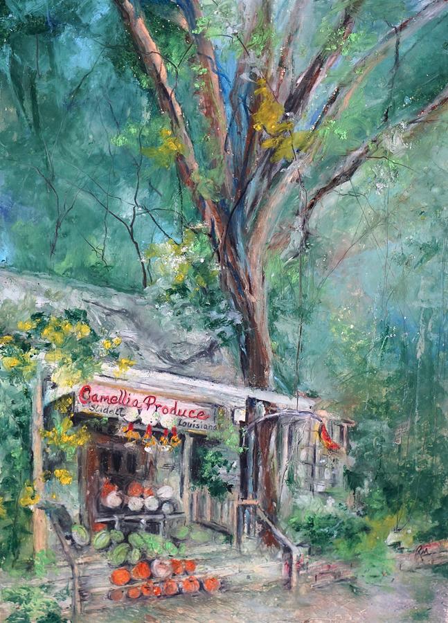 Slidell Produce Painting by Robin Miller-Bookhout