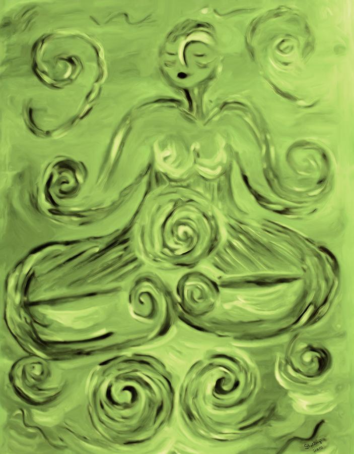 Nude Painting - Tara Lotus by Shelley Bain