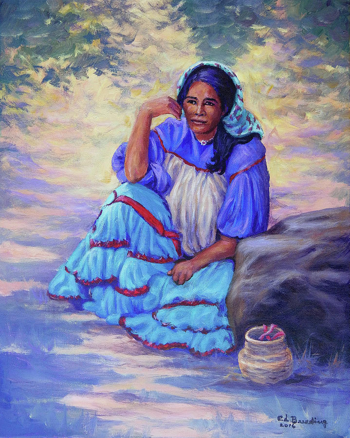 Tarahumara      Painting by Ed Breeding