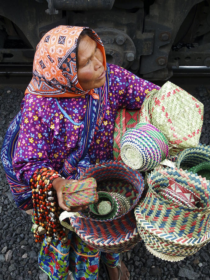 Tarahumara Basket Vendor Photograph by Kurt Van Wagner