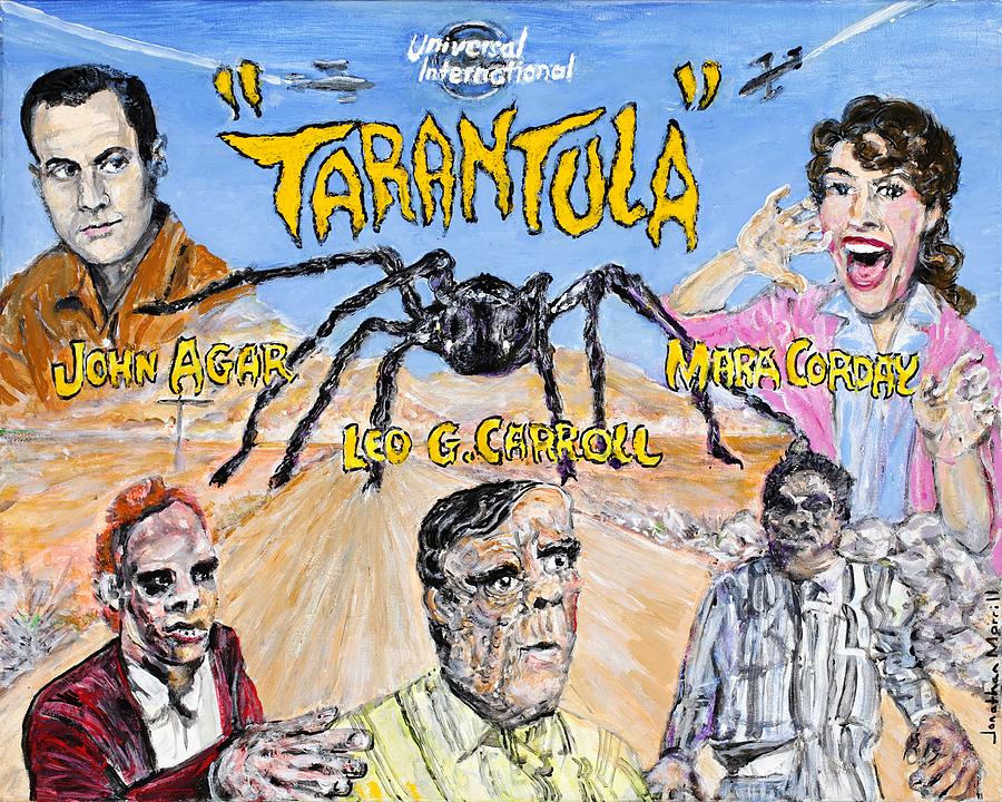 Tarantula - 1955 Lobby Card That Never Was Painting by Jonathan Morrill