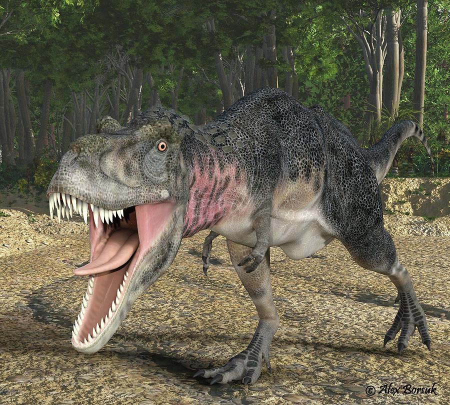 Tarbosaurus Attack Digital Art by Alex Borsuk - Fine Art America