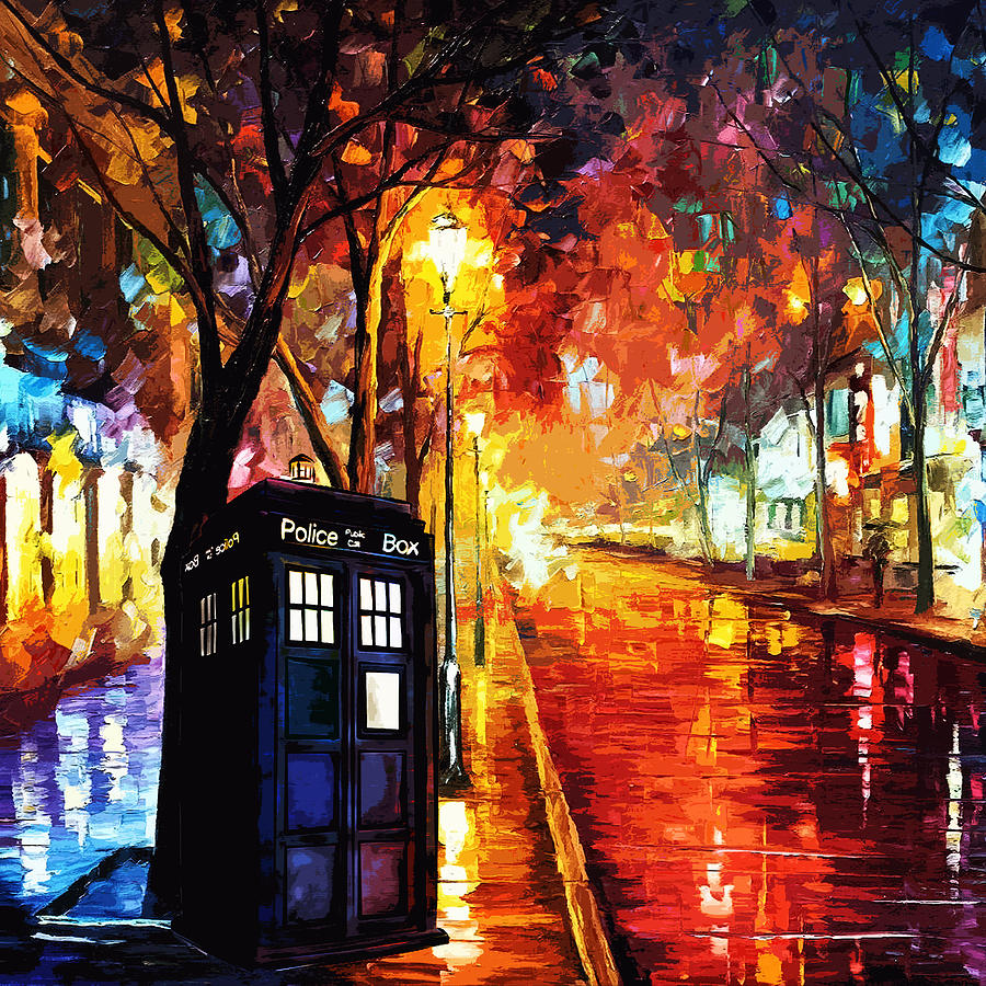 Tardis Art Painting Digital Art by Koko Priyanto