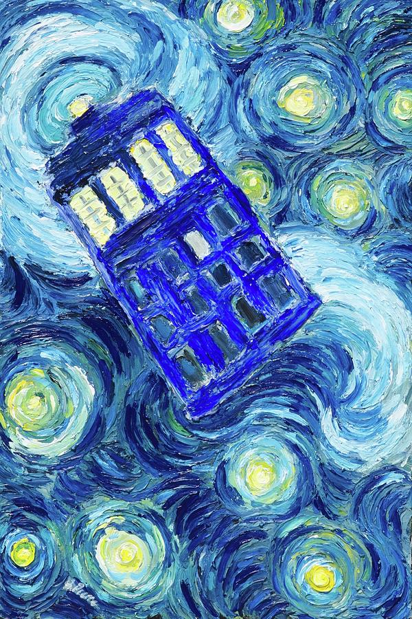Tardis Painting by Sebastian Pierre Tardis Painting by Sebastian Pierre