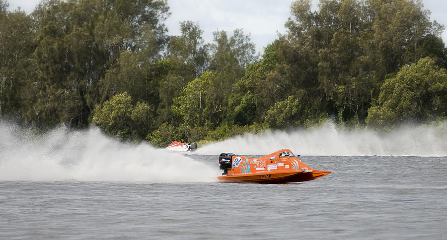 Taree Race Boats 2015 02 Photograph by Kevin Chippindall