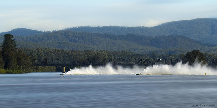 Taree Race Boats 2015 04 Photograph by Kevin Chippindall