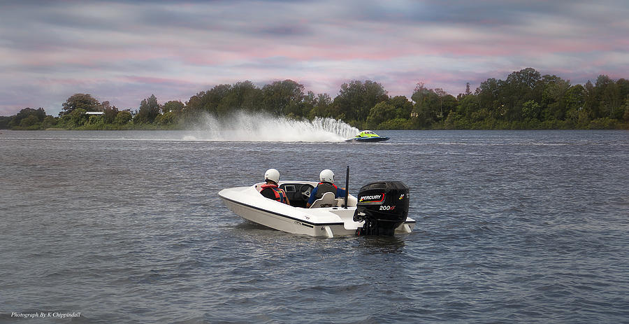 Taree Race Boats 2015 07 Photograph by Kevin Chippindall
