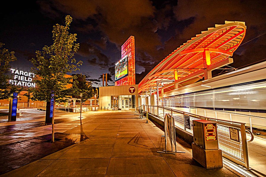 Minneapolis Photograph - Target Field Station by Doug Wallick