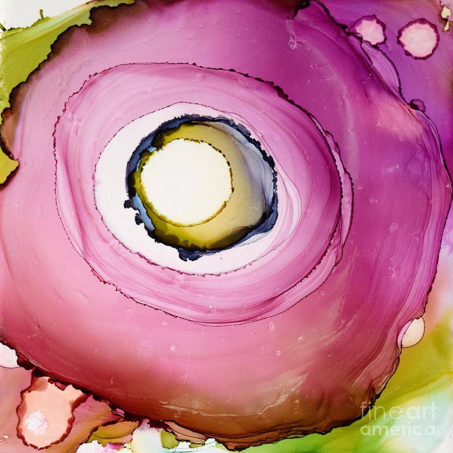 Abstract Painting - Target Practice Pink by Marla Beyer