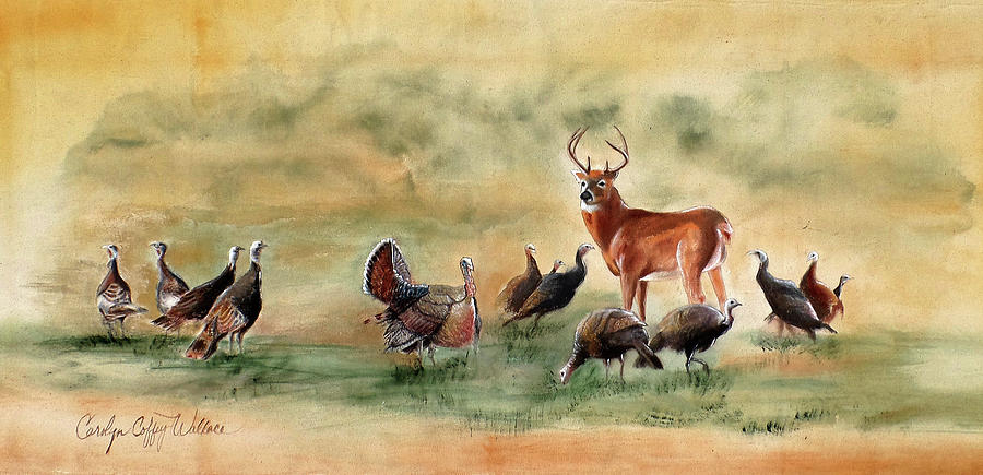 Targets Painting by Carolyn Coffey Wallace