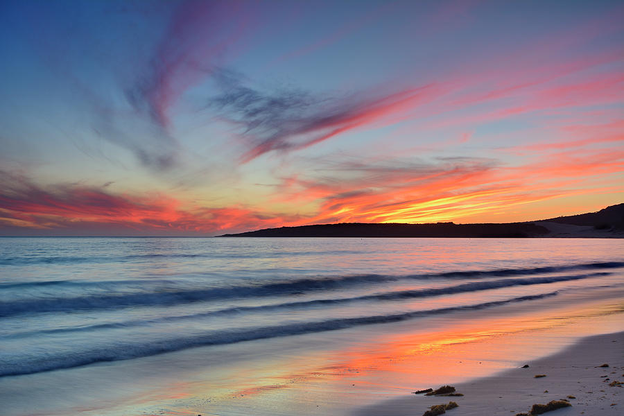 Tarifa beach at sunset Photograph by Guido Montanes Castillo - Fine Art ...