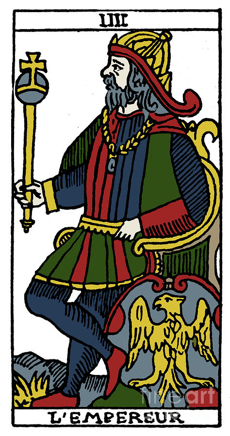 Tarot Card Emperor Photograph by Granger