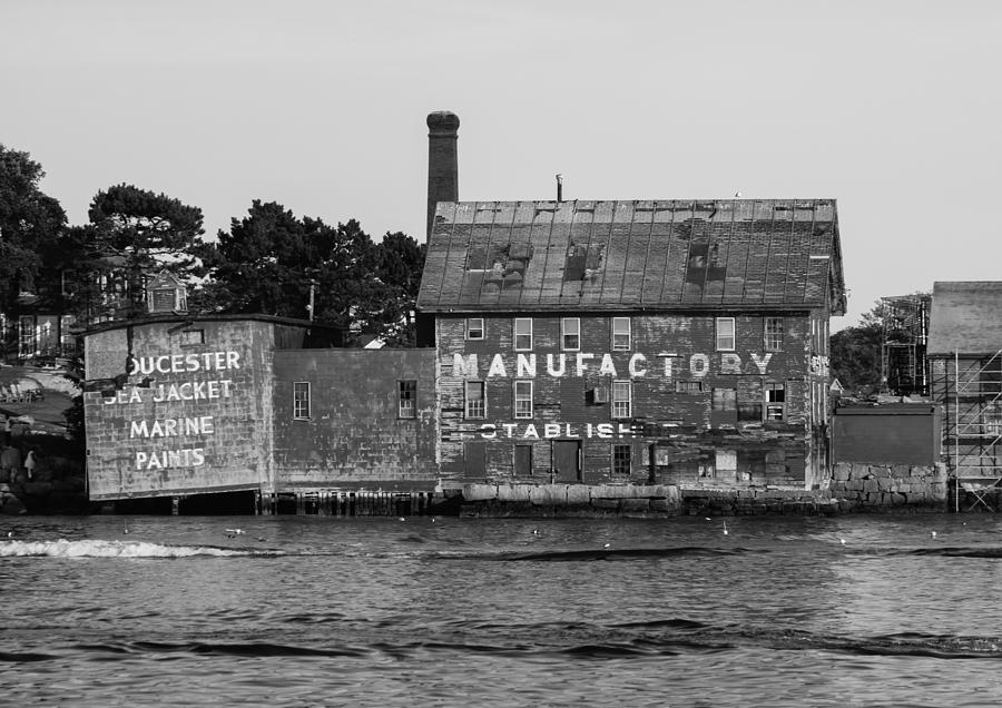 Tarr And Wonson Paint Manufactory in Black and White Photograph by Brian MacLean