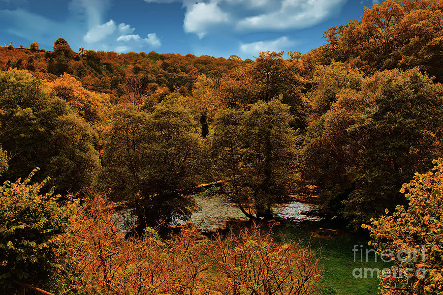 Tarr Steps in Autumn Photograph by Richard Denyer