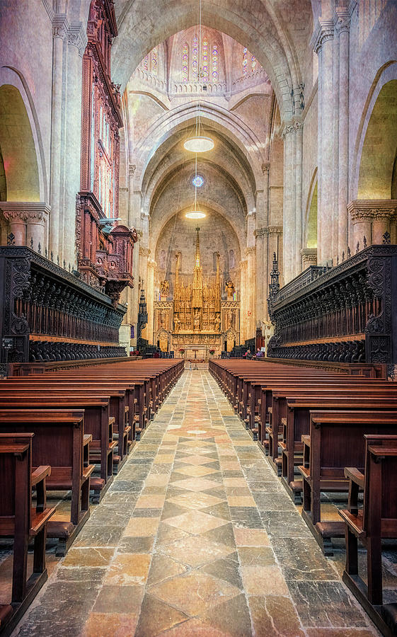 Tarragona Cathedral Interior Photograph by Joan Carroll