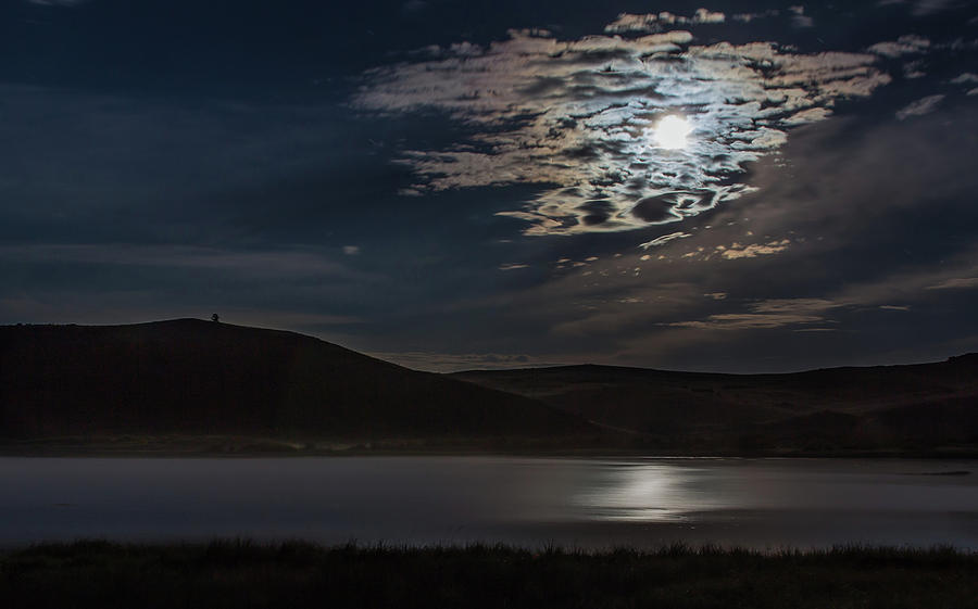 Tarryall Moon Photograph by Bill Wiebesiek