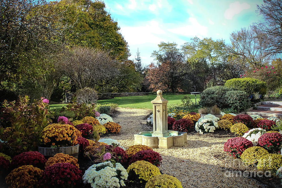 Nature Photograph - Tarrytown Estate Gardens by Colleen Kammerer