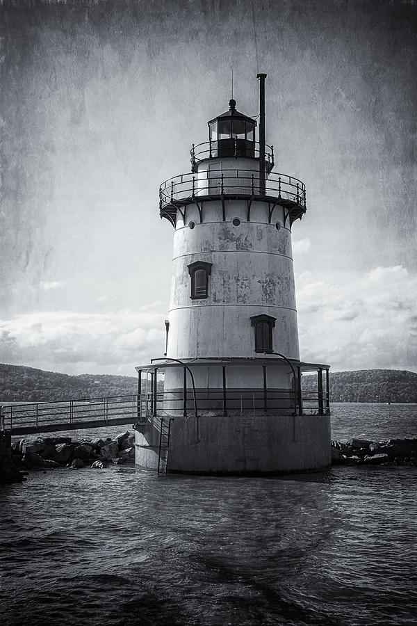 Tarrytown Lighthouse II Bw Photograph