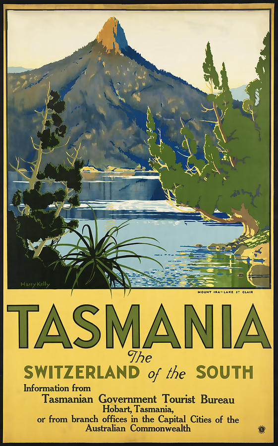 Tasmania_Switzerland Of The South Mixed Media by David Wagner