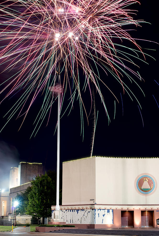 Taste of Dallas 2015 Fireworks Photograph by Rospotte Photography