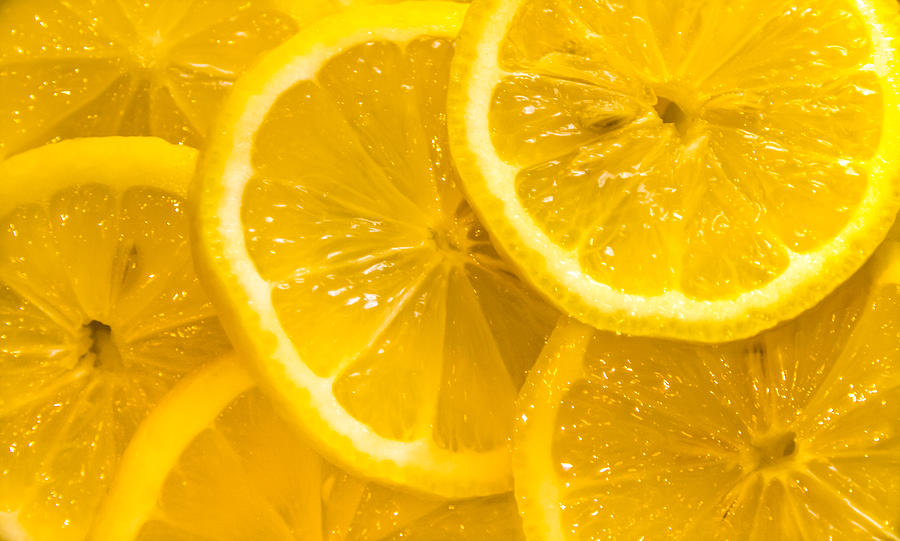 Lemon Photograph - TASTE of SUMMERTIME by Karen Wiles