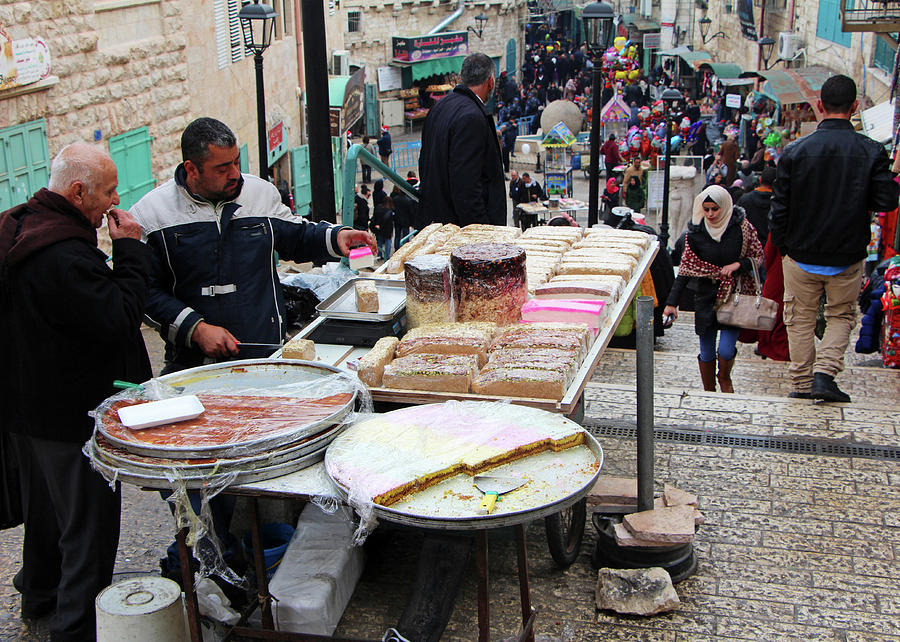 Tasting Bethlehem Sweets Photograph by Munir Alawi