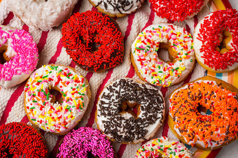 Download Tasty Colorful Donuts Photograph By Garry Gay