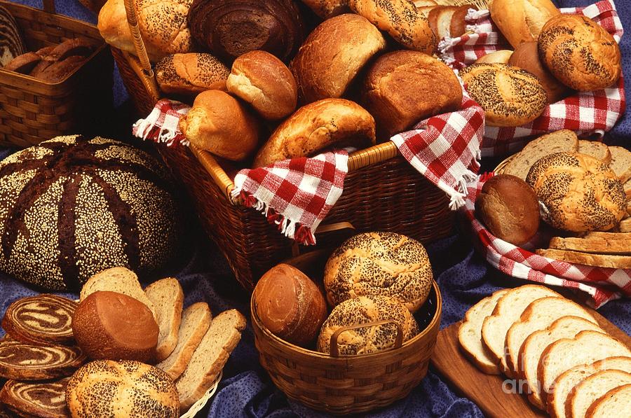 Tasty home made breads Photograph by Vintage Collectables