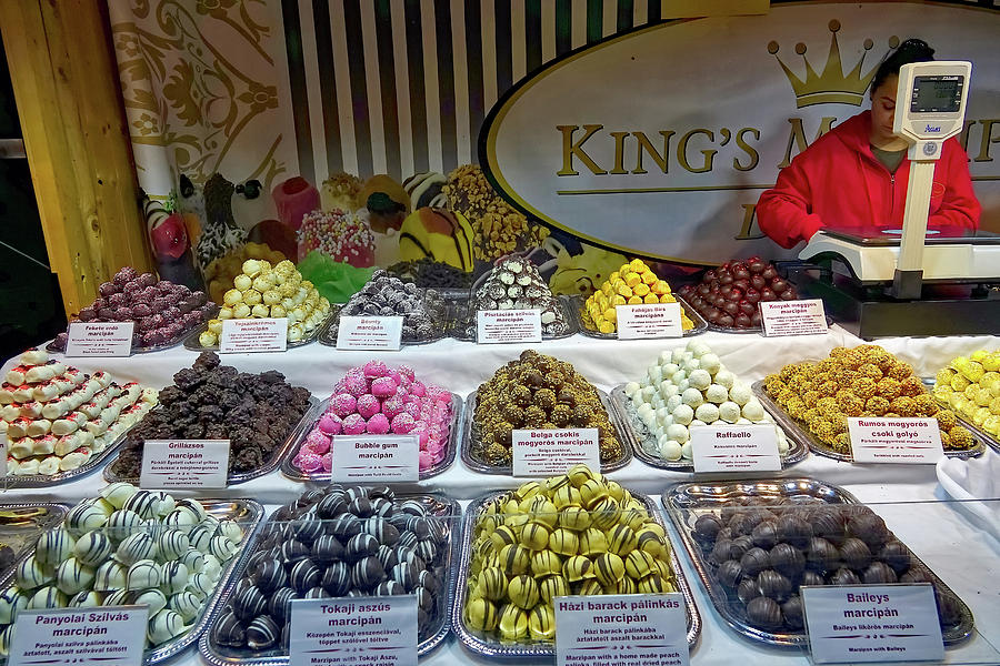Tasty Marzipan At A Budapest Street Festival Photograph by Rick Rosenshein