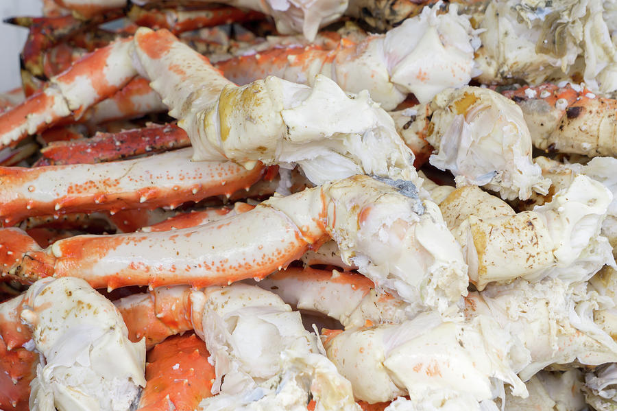 Tasty Steamed King Crab Legs Ready To Eat In Alaska Photograph by Alex Grichenko