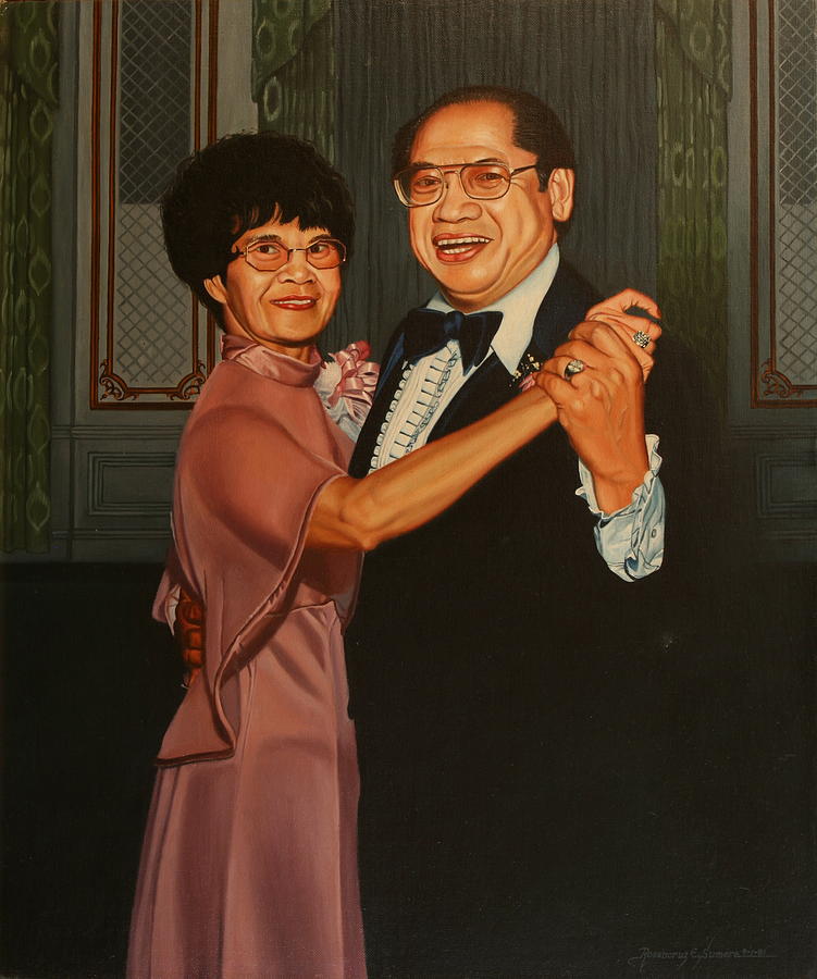 Tata and Nana Painting by Rosencruz  Sumera