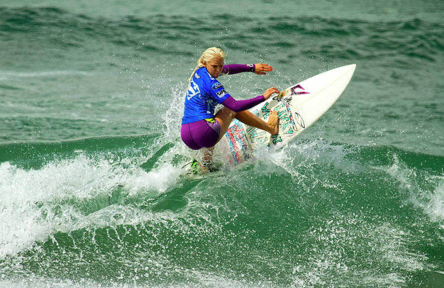 Tatiana Weston-Webb Surfer Photograph by Waterdancer