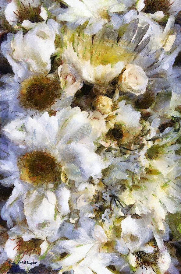Tattered Bouquet Painting by RC DeWinter
