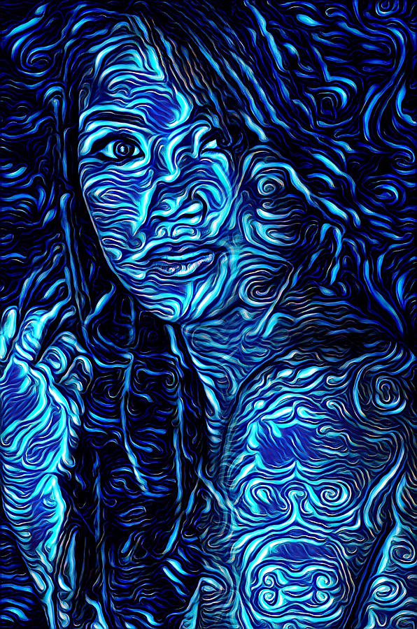 Tattoo Lady with the Blues Digital Art by Femina Photo Art By Maggie