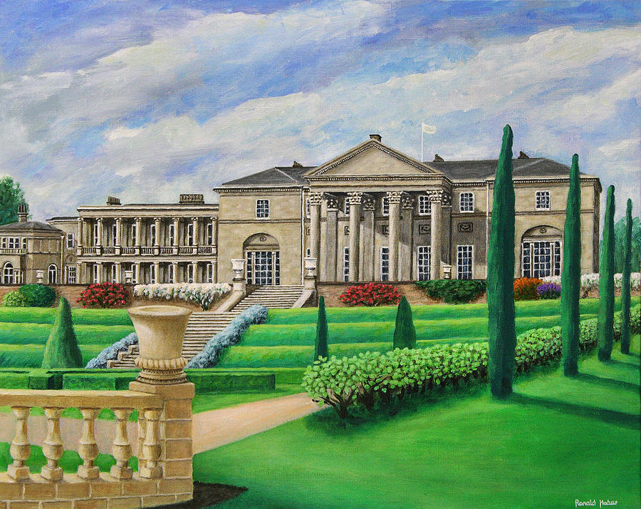 Tatton Hall - Knutsford Painting by Ronald Haber