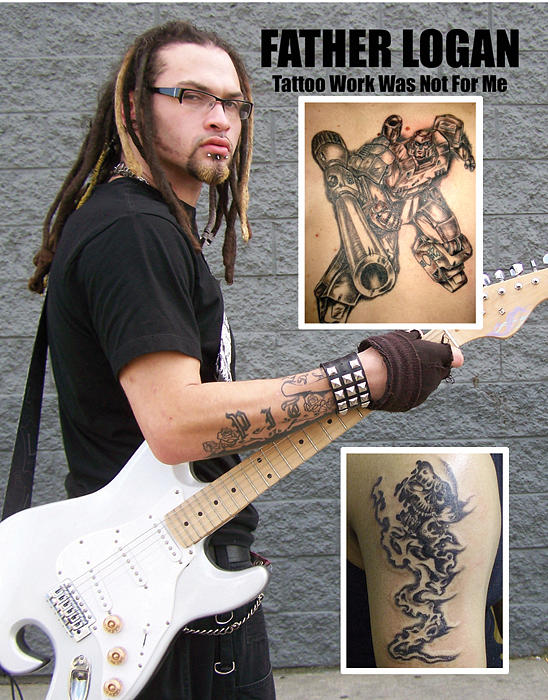 Tattoo Art By Logan.. Painting by Albert Dekota Sanchez