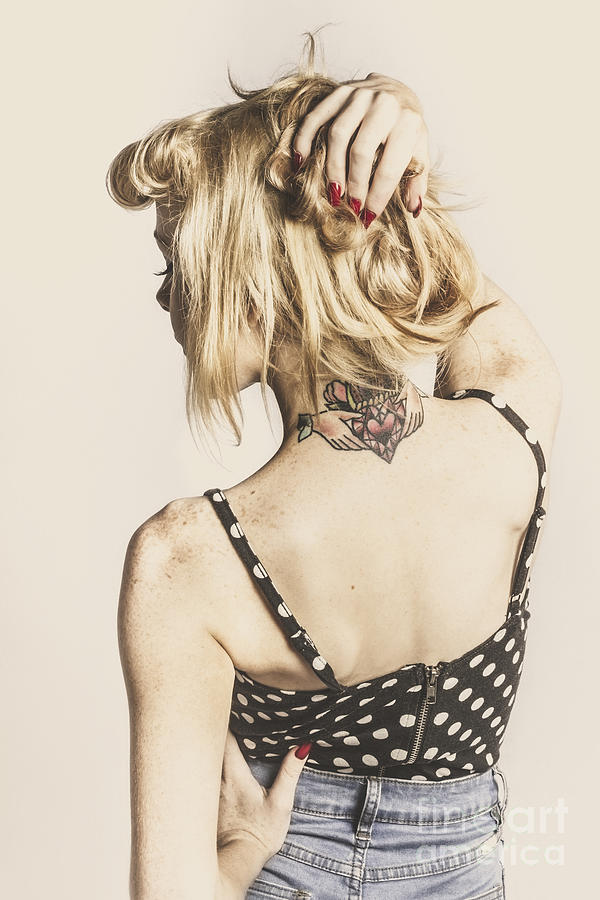 Tattoo pin-up Photograph by Jorgo Photography