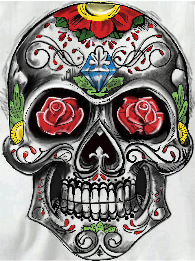 Tattoo Skull Digital Art