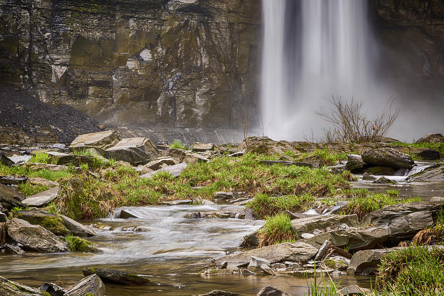 Taughannock Falls Base Photograph by Stephen Stookey