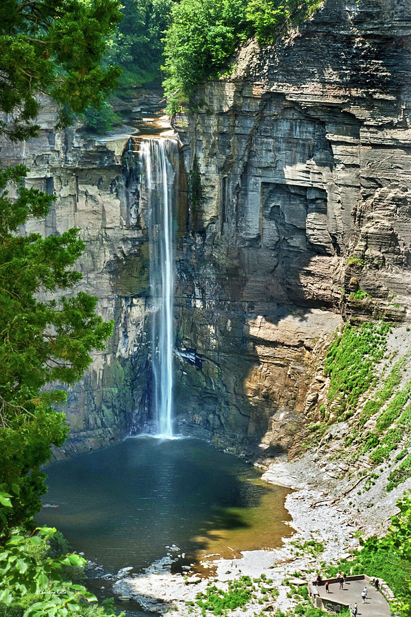 Waterfall Photograph - Taughannock Falls by Christina Rollo