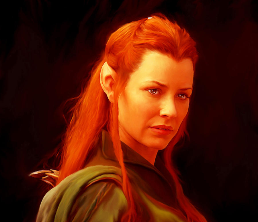 Tauriel Digital Art by Martin James - Pixels