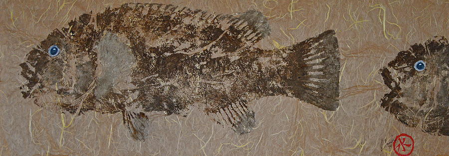 Tautog - Grouper - Wrasse Mixed Media by Jeffrey Canha