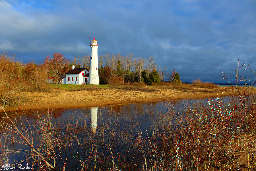 Sturgeons Point Lighthouse Photograph by Michael Rucker