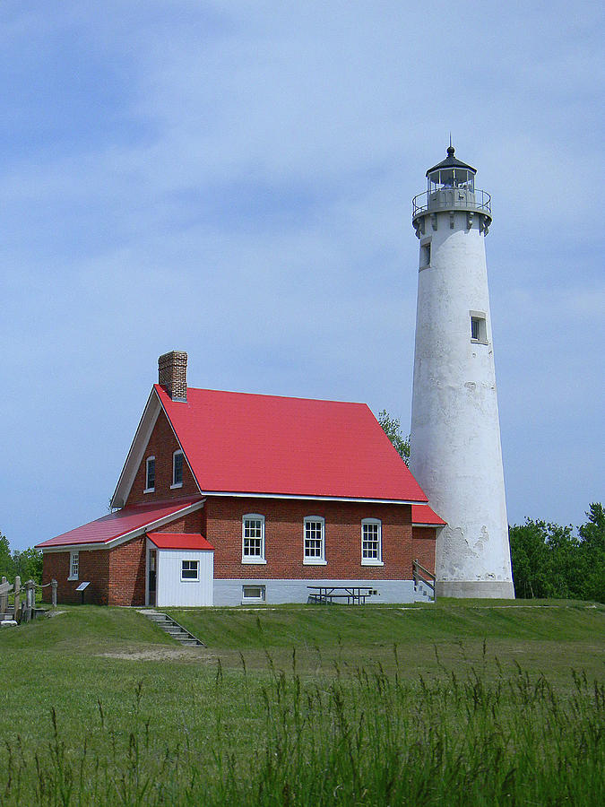 Tawas Point Lighthouse Photograph by Wanda Jesfield