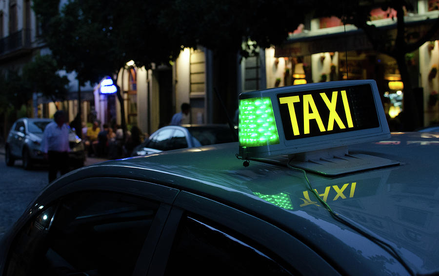 Taxi Driver - Color Photograph by AM FineArtPrints