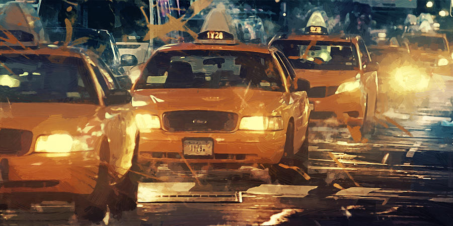Taxi - New York City Digital Art